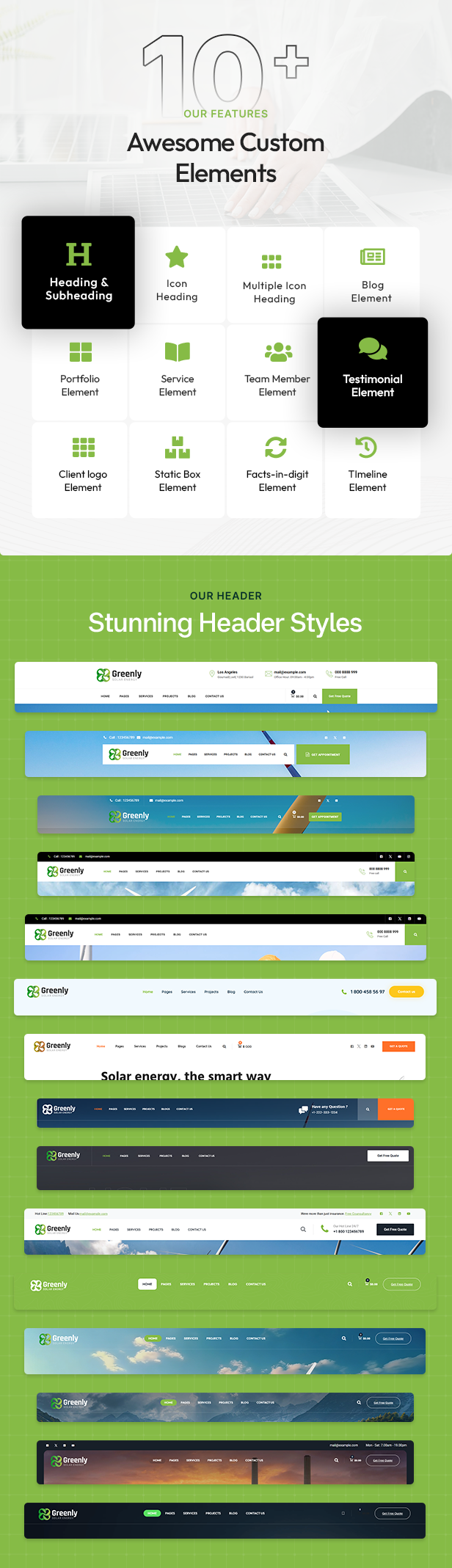 Greenly WordPress Theme